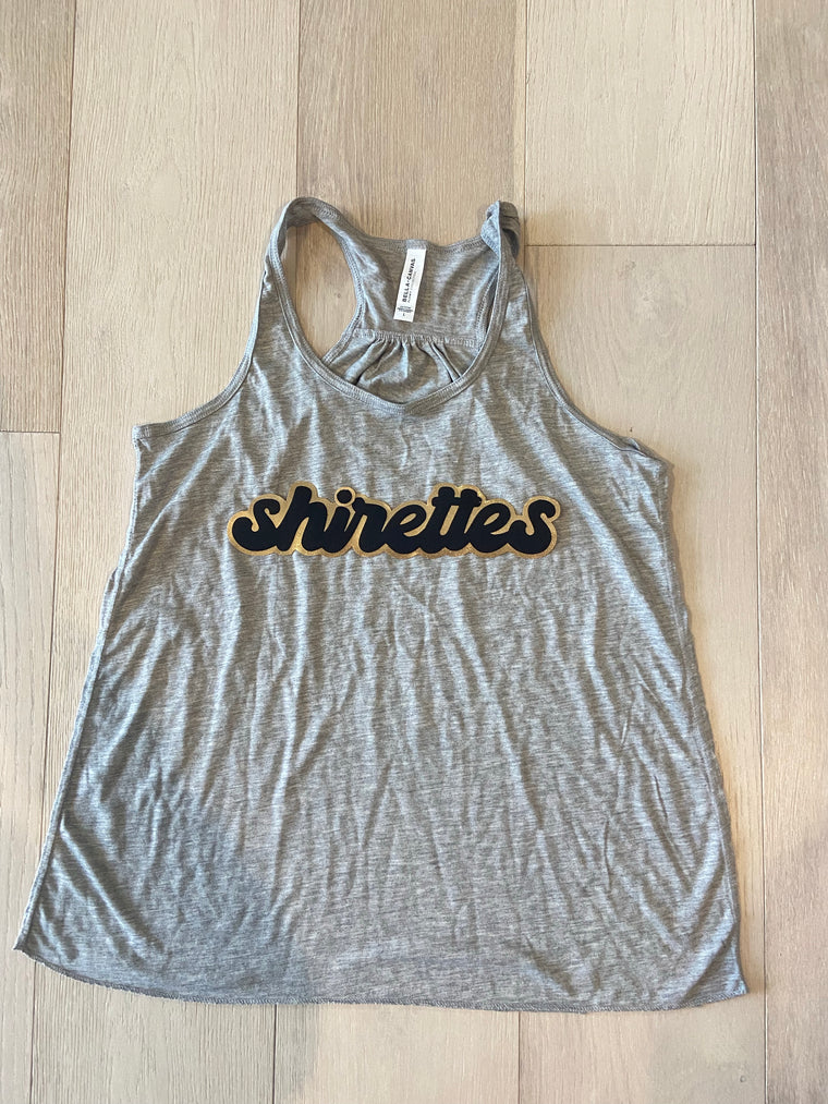 SHIRETTES - GREY RACERBACK TANK