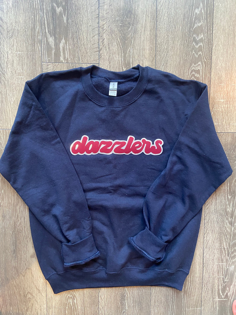 DAZZLERS - NAVY GILDAN CREW