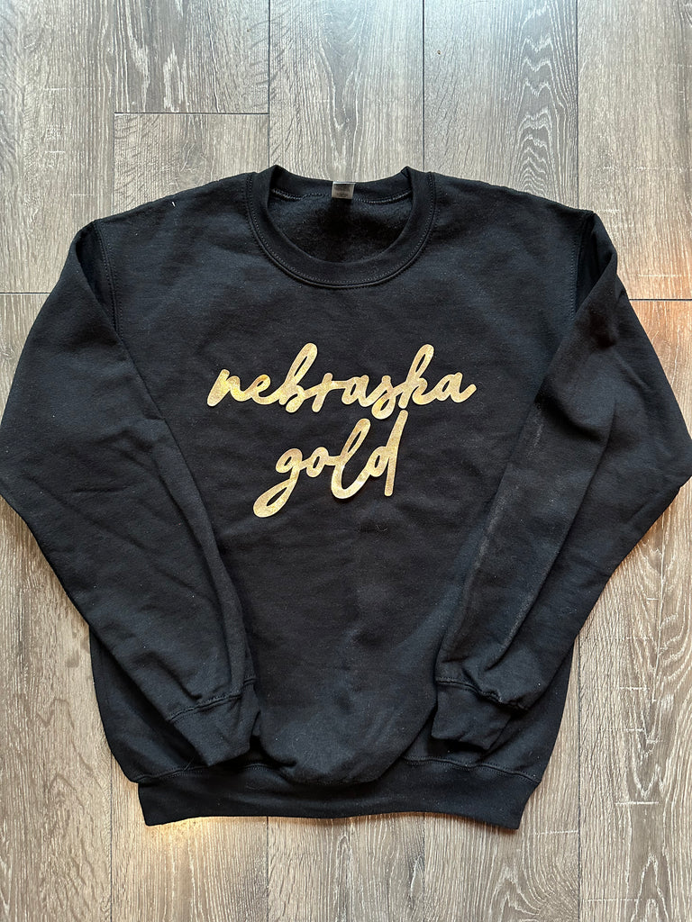 NEBRASKA GOLD - BLACK CREW