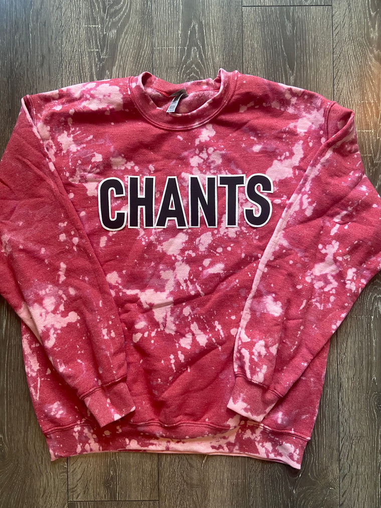 CHANTS - RED DYED CREW