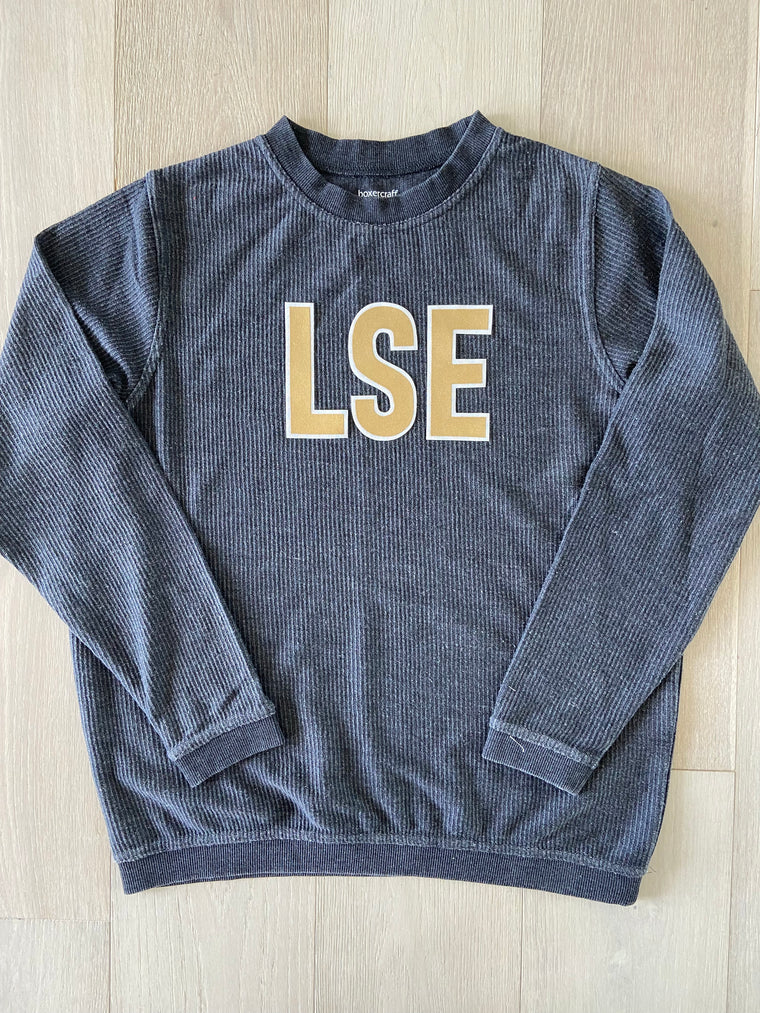 LSE - GREY RIBBED CREW
