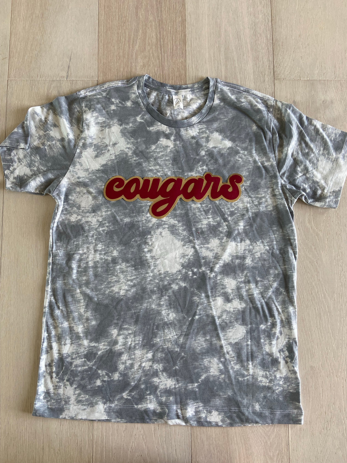 COUGARS - GREY DYED TEE