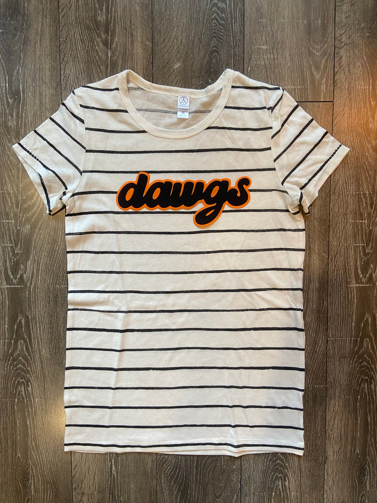 RETRO DAWGS - STRIPE TEE