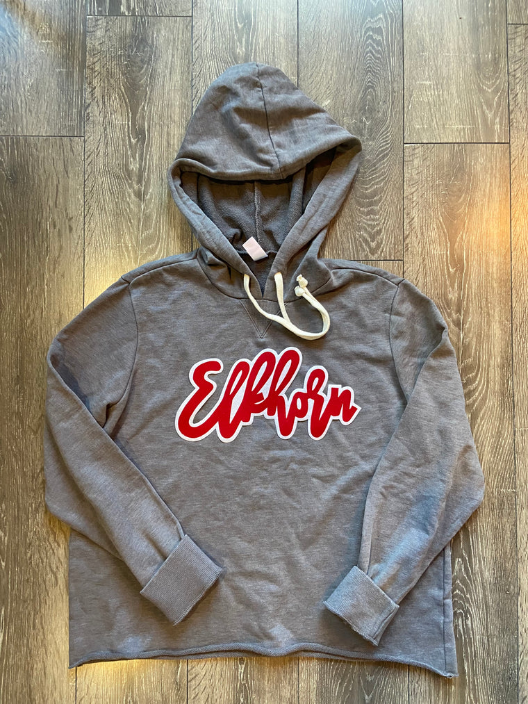 ELKHORN - GREY LIGHTWEIGHT HOODIE