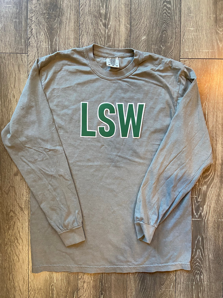 LSW - GREY COMFORT COLORS LONG SLEEVE TEE