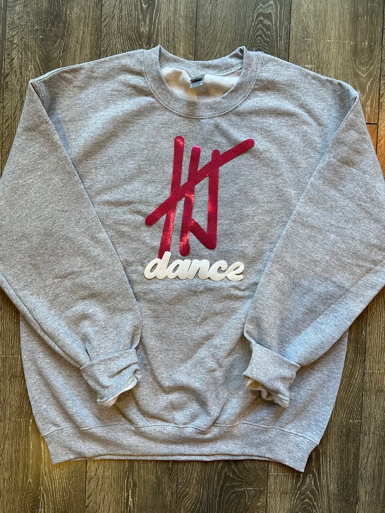 HJ DANCE - GREY CREW (TODDLER, YOUTH, ADULT)