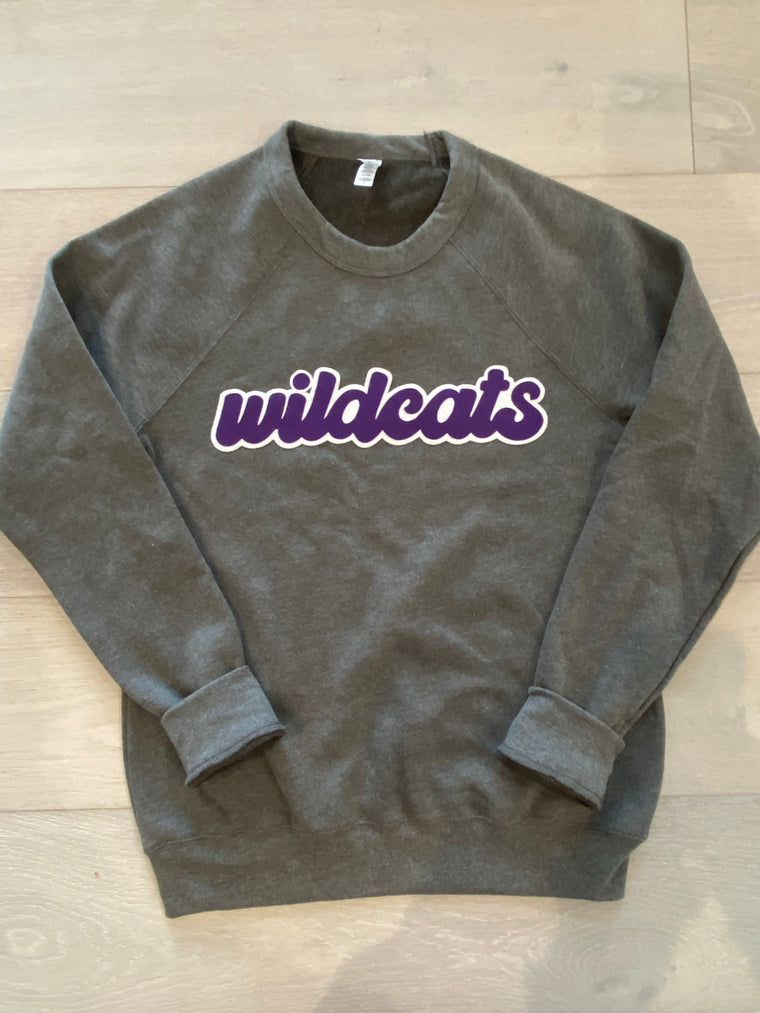 WILDCATS - GREY SPONGE CREW (YOUTH + ADULT)