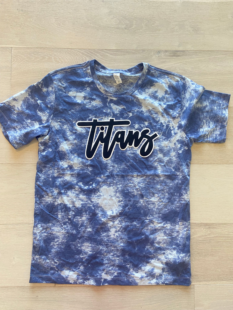 TITANS - BLUE DYED TEE