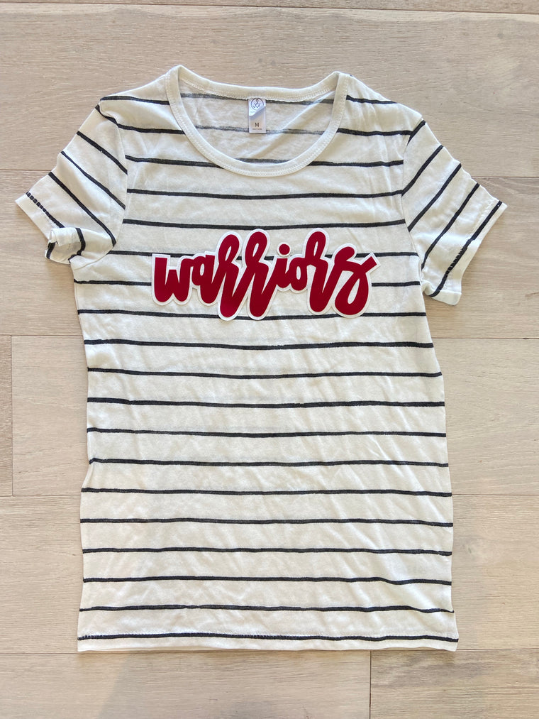 WARRIORS - STRIPE TEE