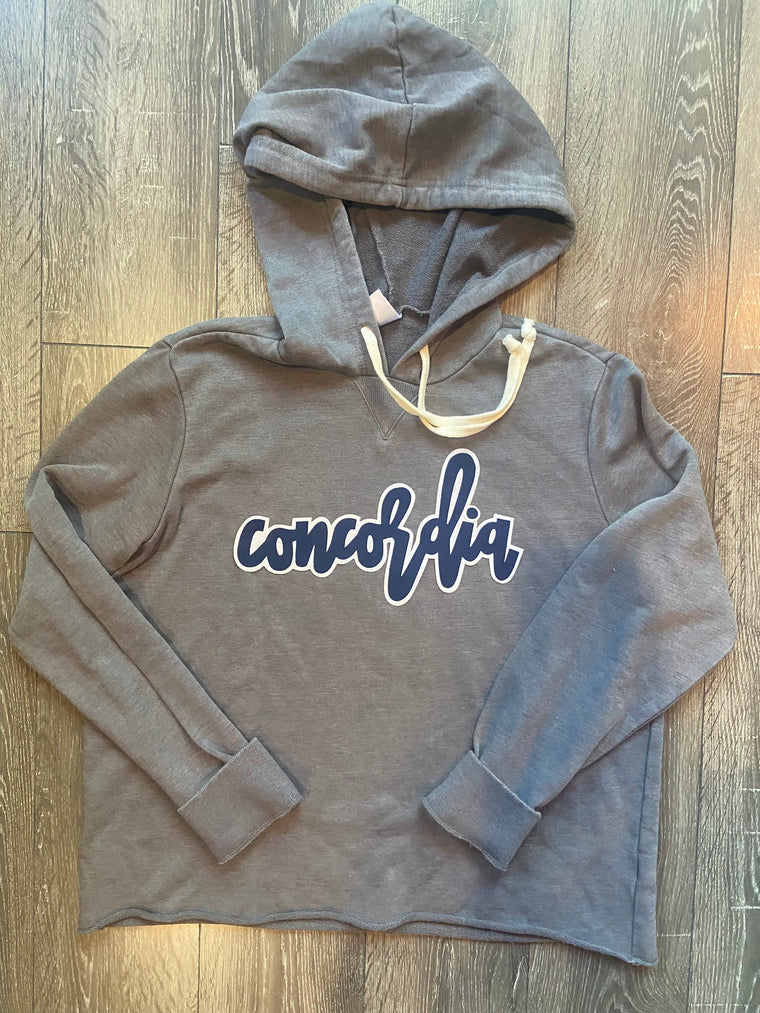 CONCORDIA - GREY LIGHTWEIGHT HOODIE