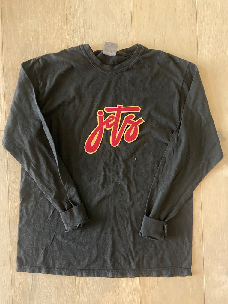 JETS - BLACK COMFORT COLORS LONG SLEEVE