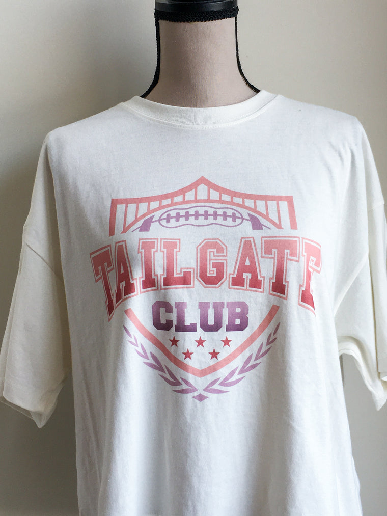 TAILGATE CLUB CROPPED TEE