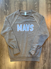 MAVS - GREY FLEECE CREW