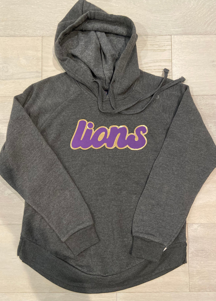 RETRO LIONS - ANGEL FLEECE HOODIE