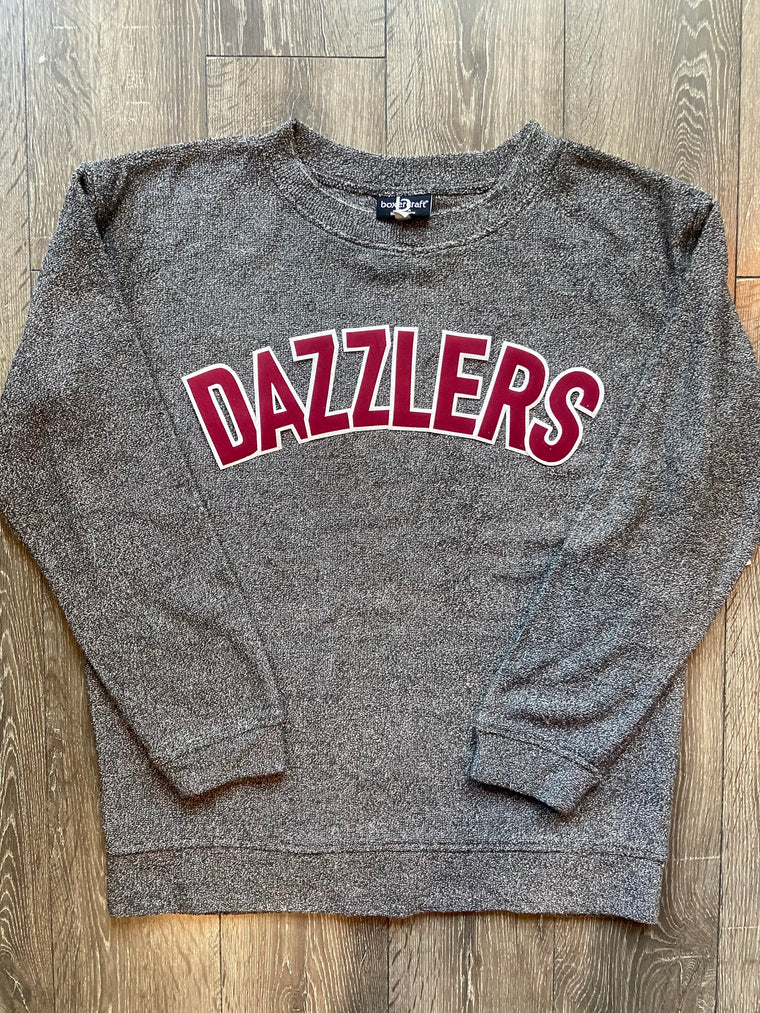 DAZZLERS - GREY COZY CREW