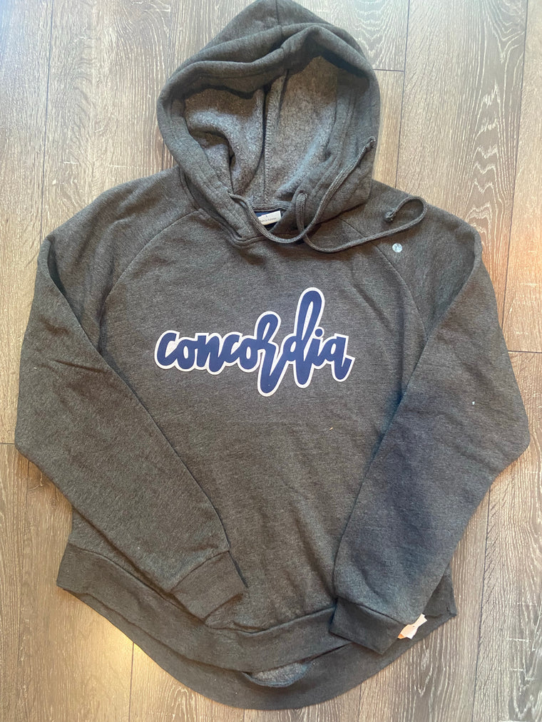 CONCORDIA - GREY ANGEL FLEECE HOODIE