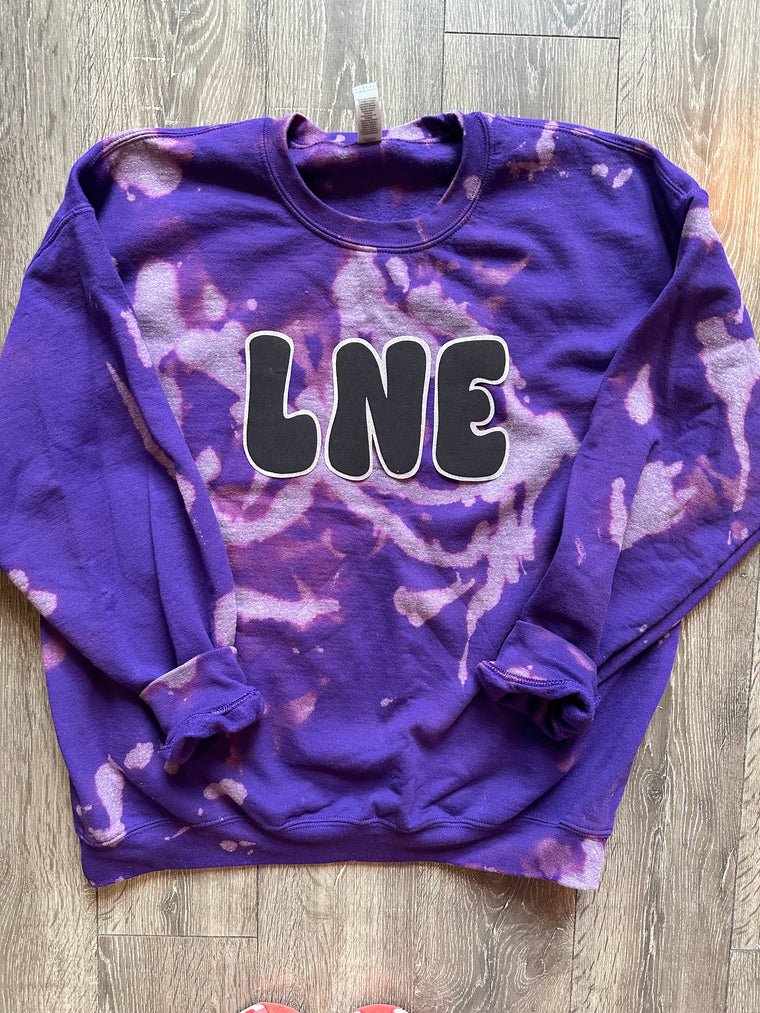 LNE - PURPLE DYED CREW