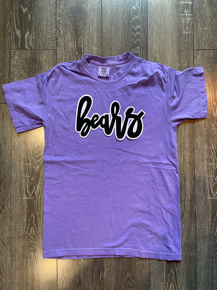 BEARS - PURPLE COMFORT COLORS TEE