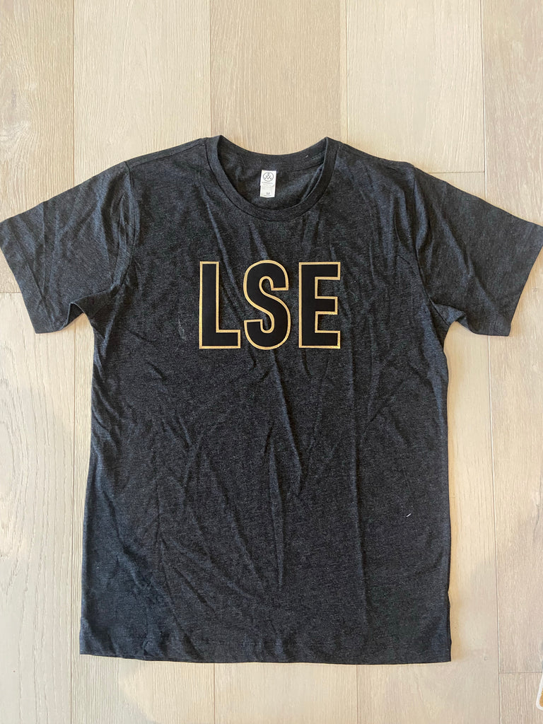 LSE - DARK GREY TEE (YOUTH + ADULT)