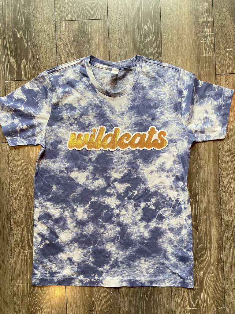 WILDCATS - BLUE DYED TEE