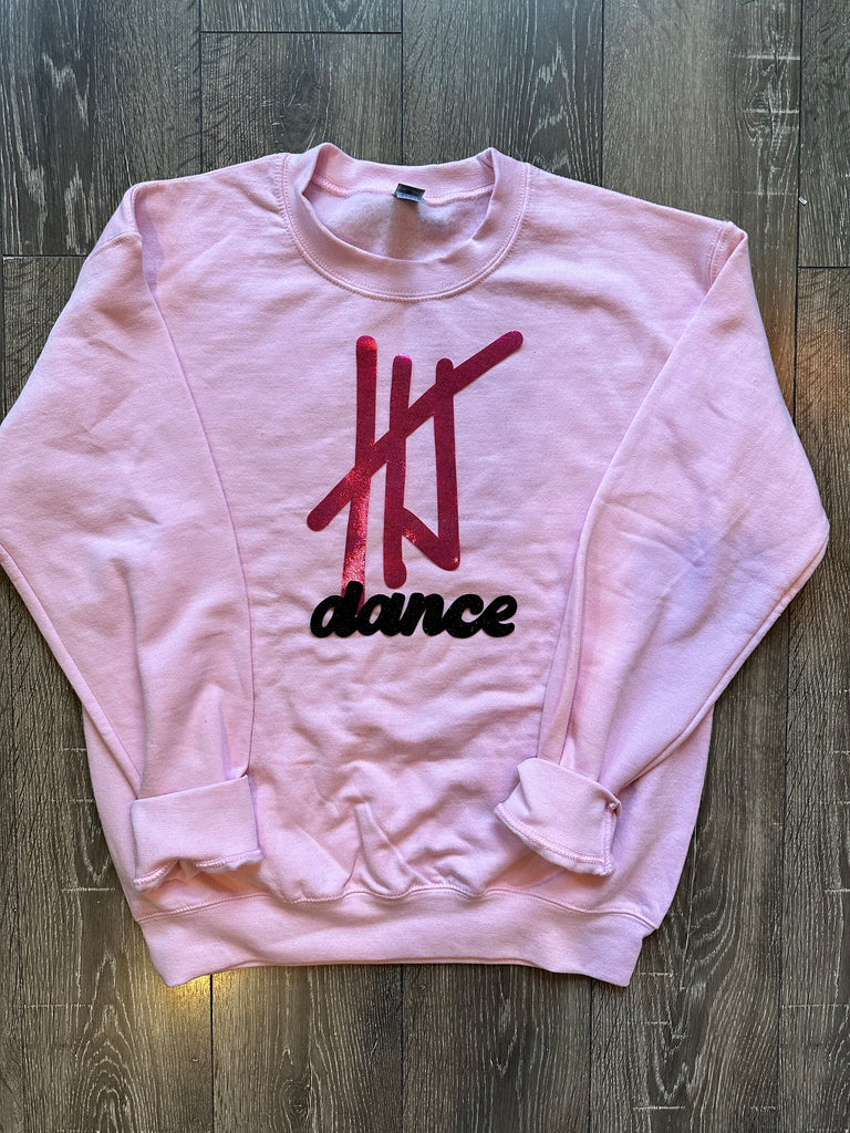 HJ DANCE - LIGHT PINK CREW (TODDLER, YOUTH, ADULT)