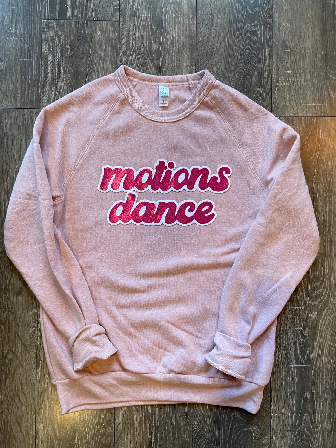 MOTIONS DANCE - PINK FLEECE CREW