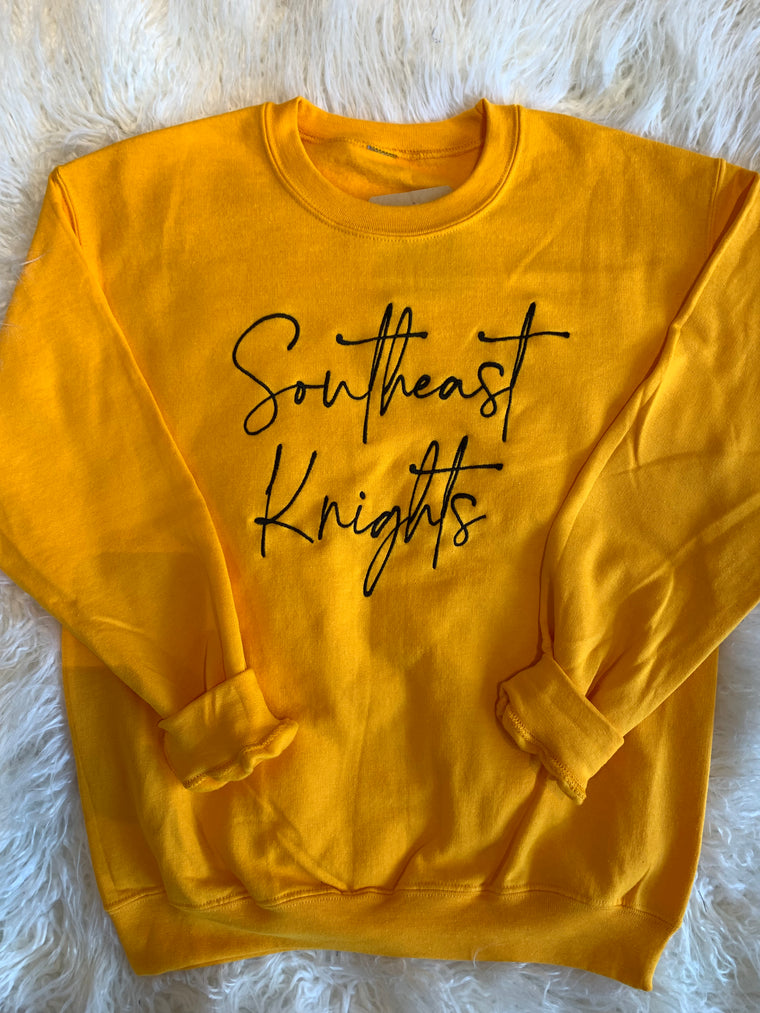 SOUTHEAST KNIGHTS EMBROIDERED CREW