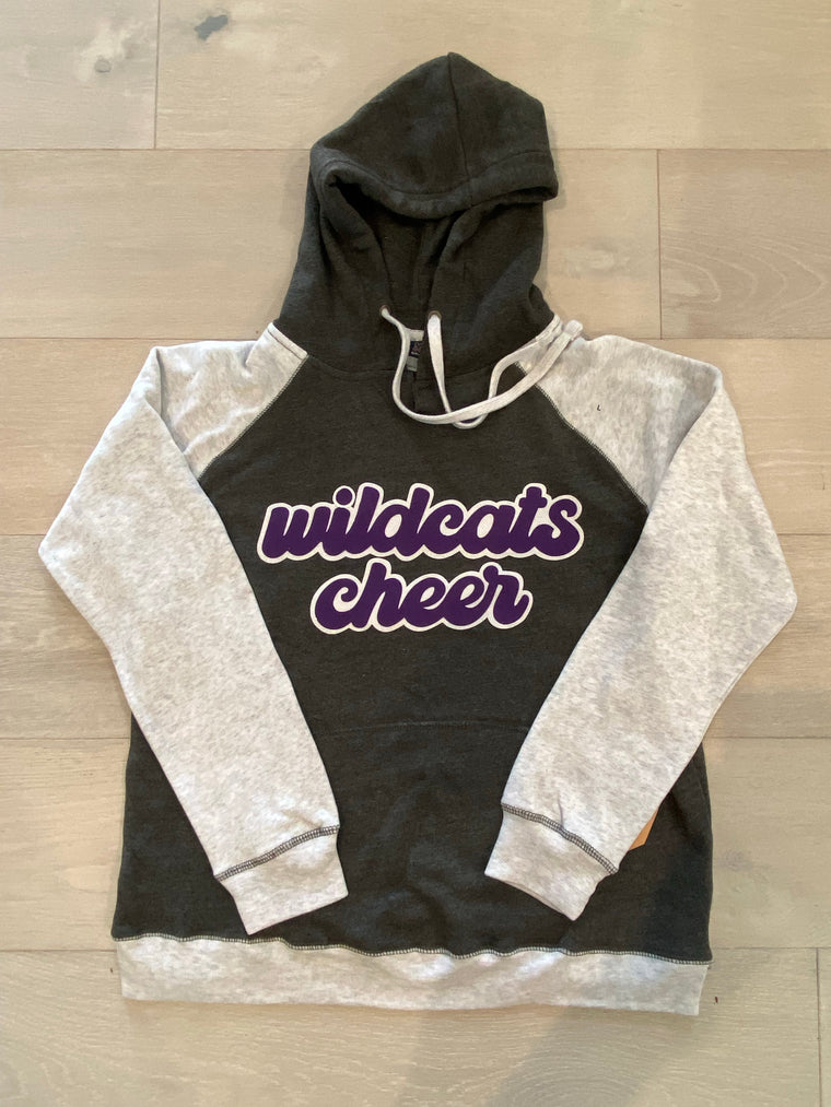 WILDCATS CHEER - COLORBLOCK HOODIE