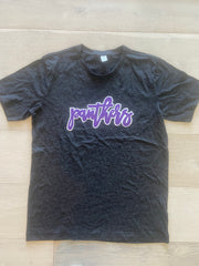 PANTHERS - CHARCOAL TEE