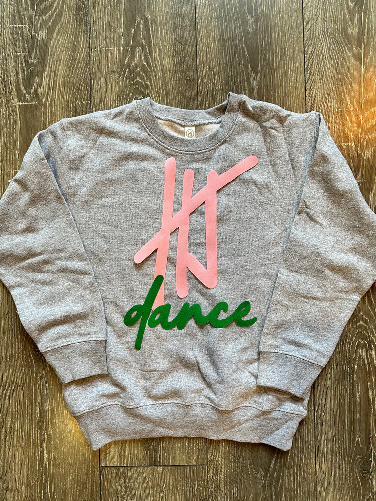 HJ DANCE - GREY CREW (TODDLER, YOUTH ADULT)