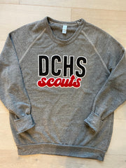 DCHS SCOUTS - GREY FLEECE CREW