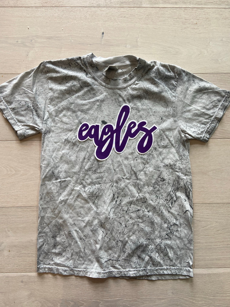 EAGLES - GREY DYED COMFORT COLORS TEE