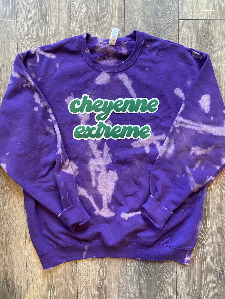 CHEYENNE EXTREME - PURPLE DYED CREW (YOUTH + ADULT)