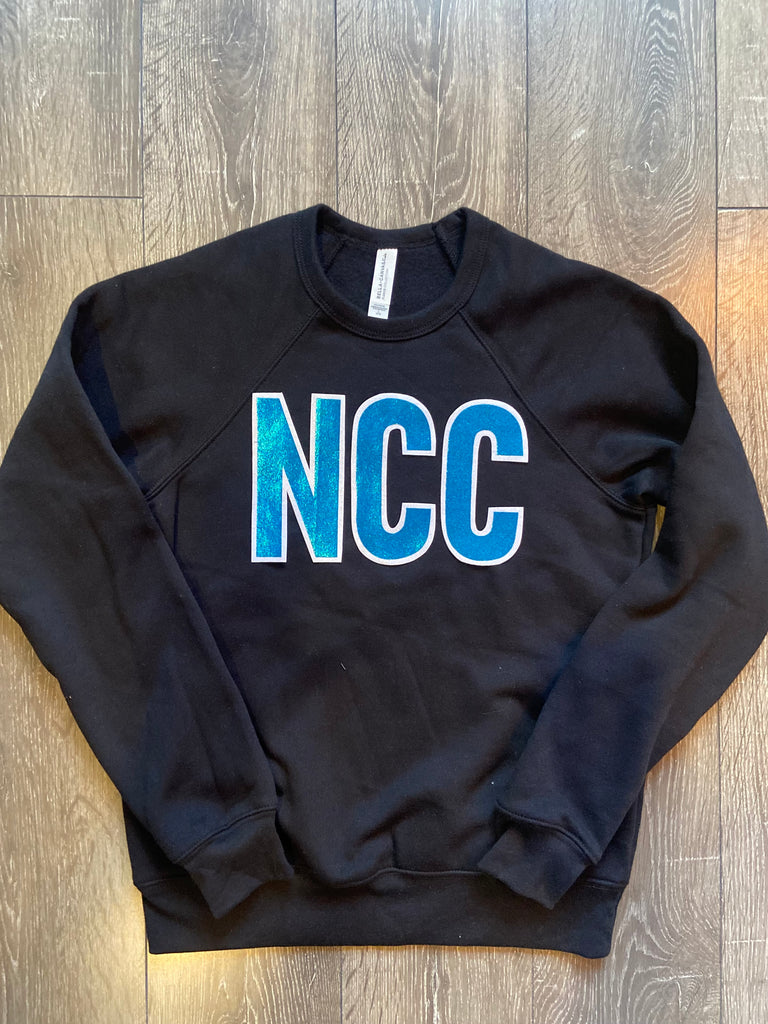 NCC - BLACK FLEECE CREW (TODDLER, YOUTH, ADULT)