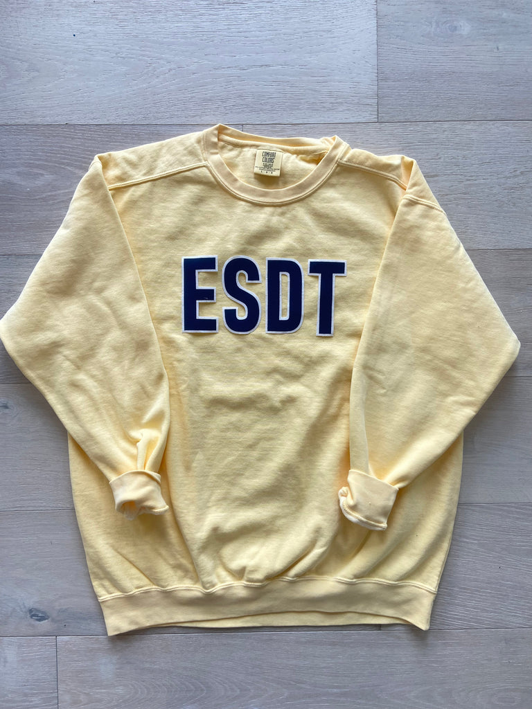 ESDT - YELLOW COMFORT COLORS CREW