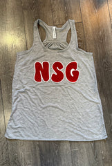 BUBBLE NSG - GREY RACERBACK TANK