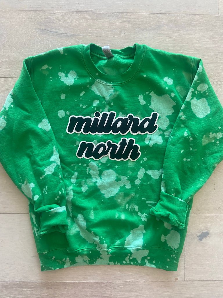 MILLARD NORTH - GREEN DYED CREW