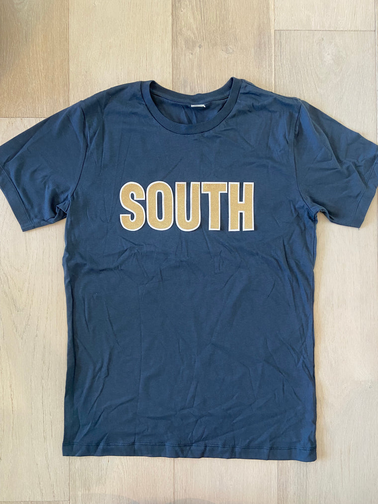 SOUTH - NAVY TEE (YOUTH + ADULT)
