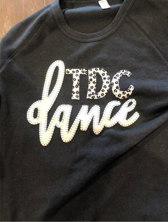 TDC - BLACK FLEECE CREW