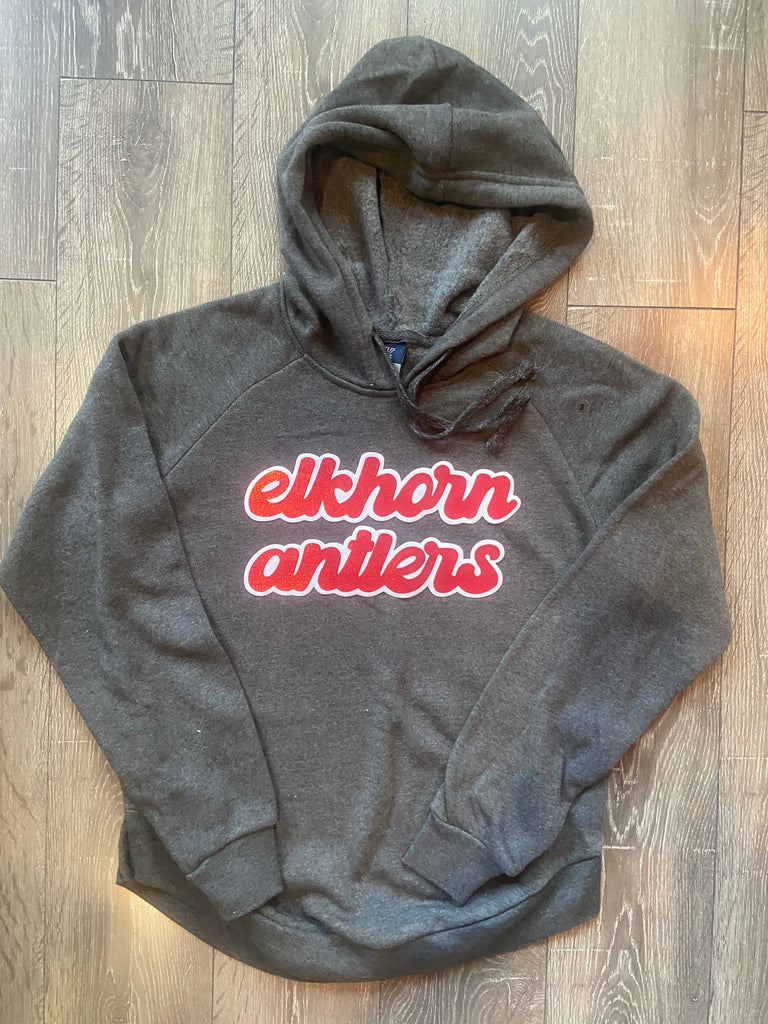 ELKHORN ANTLERS - ANGEL FLEECE HOODIE