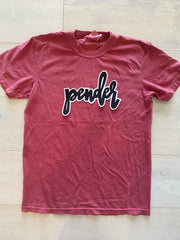 BLACK/ WHITE PENDER - RED COMORT COLORS TEE