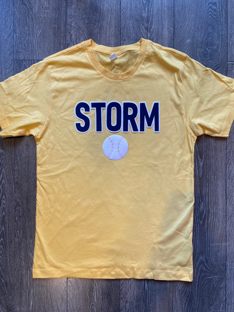 STORM + BASEBALL - YELLOW TEE