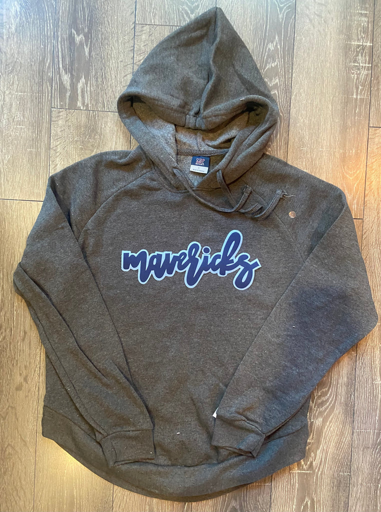 MAVERICKS - GREY ANGEL FLEECE HOODIE